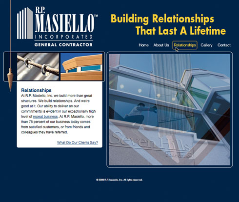 RP Masiello Website